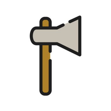 Balta simgesi vektör illüstrasyonu 