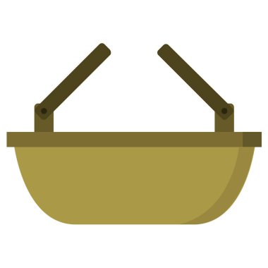 Basket vektör simgesi. Vektör simgesi al. Pazar vektör simgesi