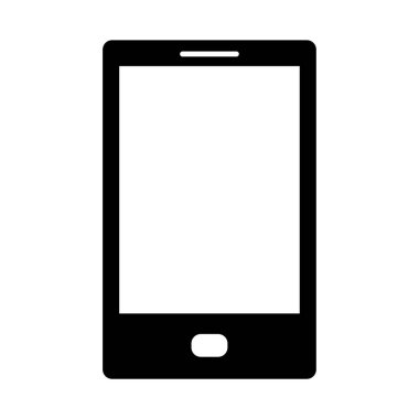 akıllı telefon aygıtı teknolojisi izole edilmiş simge           