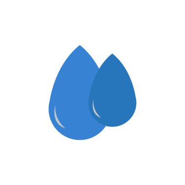 Su damlası Logo Şablonu vektörü