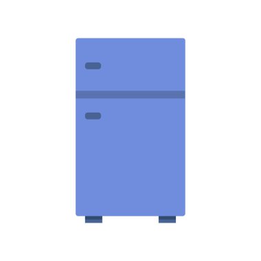 Beyaz arka plan üzerinde izole buzdolabı simgesi