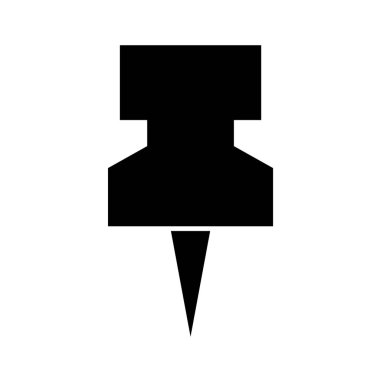 Pin simgesinin vektör illüstrasyonu