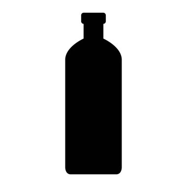 şişe simgesi vektör illüstrasyonu