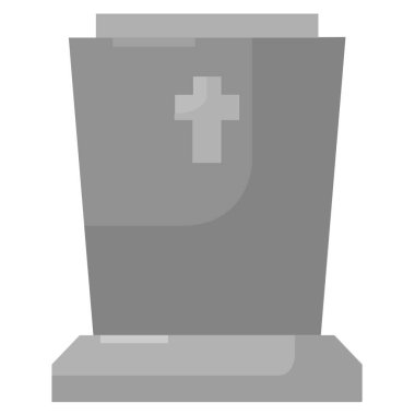 tombstone web simgesi vektör çizimi