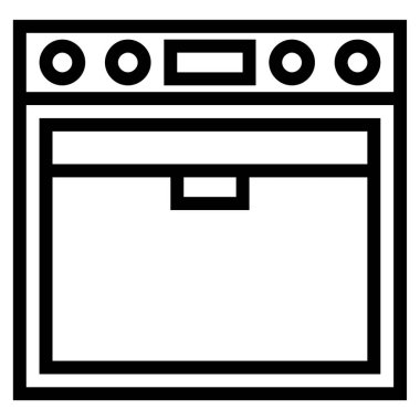 Web simgesi, bilgisayar donanımının vektör illüstrasyonu