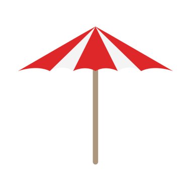 şemsiye simgesi vektör illüstrasyonu