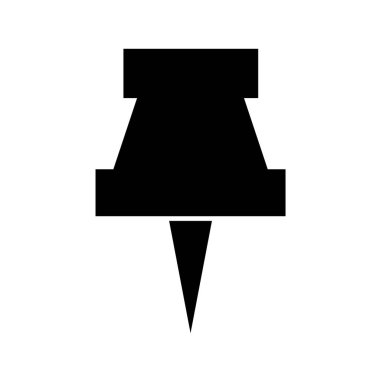 Pin simgesinin vektör illüstrasyonu