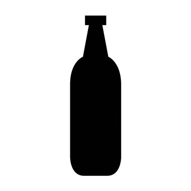 bottle icon, simple vector design