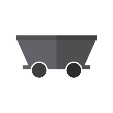 benim tramvay ikon vektör illüstrasyonu