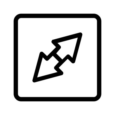 ok ağ simgesinin vektör ilülasyonu 