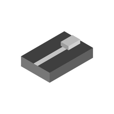 bilgisayar fare simgesi beyaz arkaplanda izole edildi