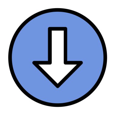 ok simgesi vektör illüstrasyonu