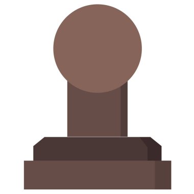 beyaz arkaplanda izole edilmiş düz biçimdeki pul simgesi. 