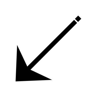 ok simgesi vektör illüstrasyonu