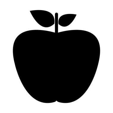 elma simgesinin vektör illüstrasyonu
