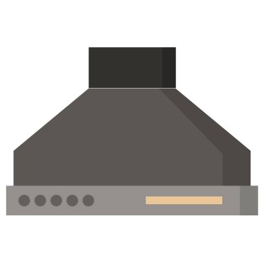 Çıkartma kaputu beyaz arkaplanda gösterilmiştir