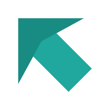 Ok simgesi. Düz tasarım