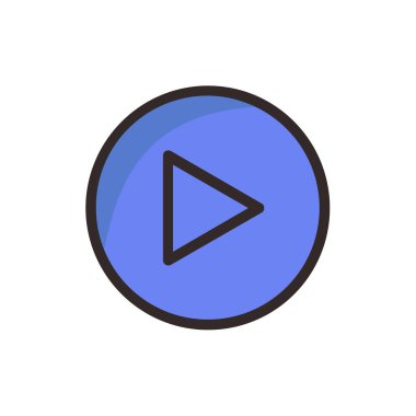 Ok simgesi. Düz tasarım