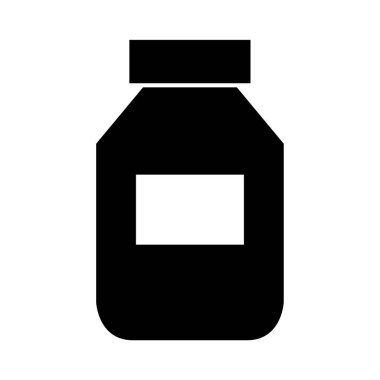 Kavanoz ikonu vektör illüstrasyonu