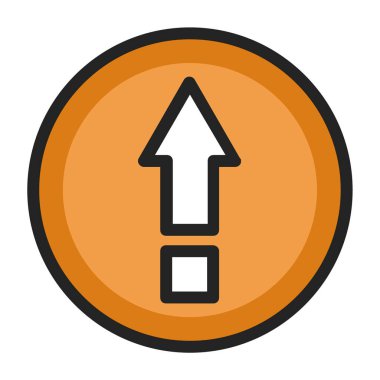 ok ağ simgesinin vektör ilülasyonu 