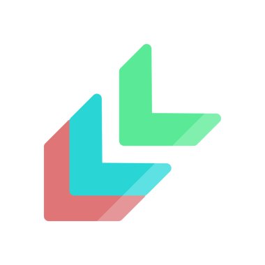 Web ve mobil uygulama tasarımınız için ok simgesi çizimi arkaplanı, ok logosu 