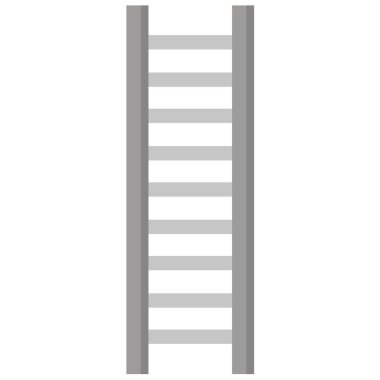 Merdiven düz simgesinin vektör illüstrasyonu