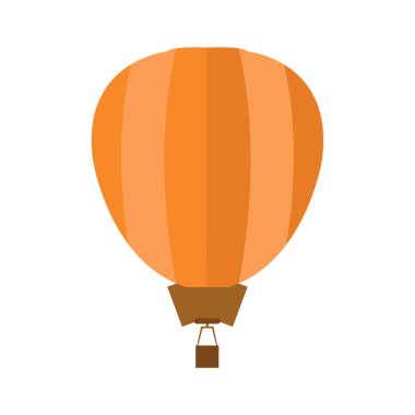 balon sıcak izole ikon tasarımı, vektör illüstrasyon grafiği