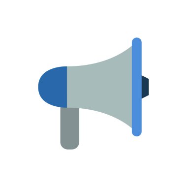 Megafon simgesi, vektör illüstrasyon tasarımı.