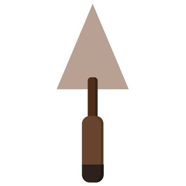 Beyaz arkaplanda mala simgesi