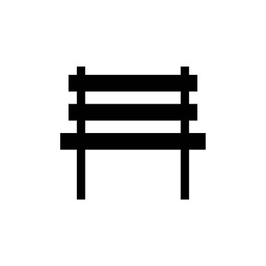 bank simgesi, vektör illüstrasyonu basit tasarım 