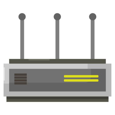 yönlendirici vektör simgesi beyaz arka plan üzerinde