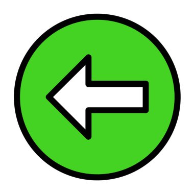 Ok simgesi. Düz tasarım