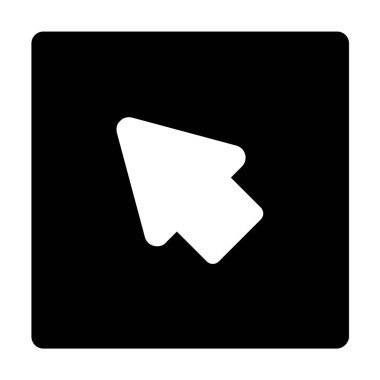 Ok simgesi. Düz tasarım