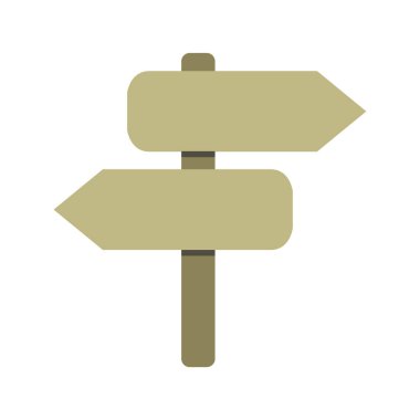 Yol işaretleri izole edilmiş simge tasarımı