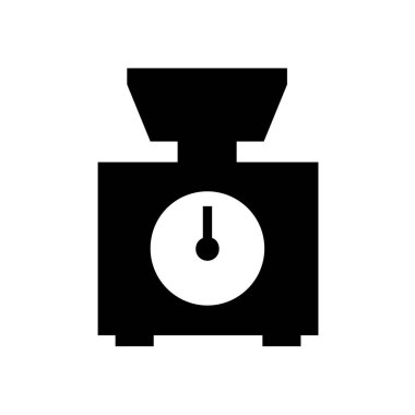 Beyaz arkaplanda mutfak boyutu simgesi