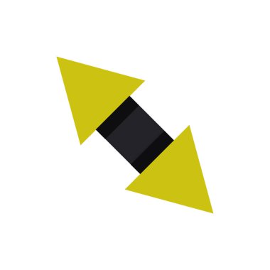 ok simgesi vektör illüstrasyonu