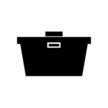 Beyaz arkaplanda beslenme kutusu simgesi