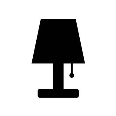 Beyaz arkaplanda lambanın vektör simgesi