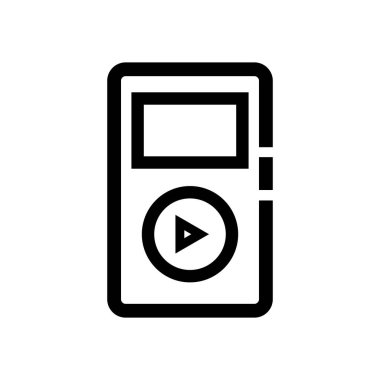 video simgesi, vektör illüstrasyon tasarımı