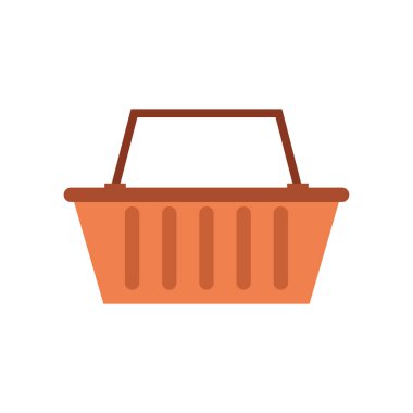 Basket vektör simgesi. Vektör simgesi al. Pazar vektör simgesi