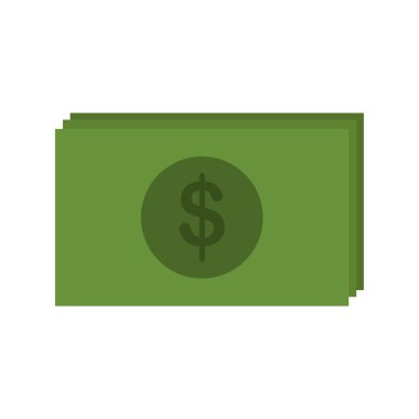 Basit para vektörü düz resim