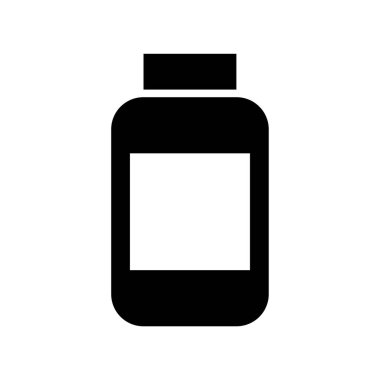 ilaç şişesi simgesi, basit tasarım