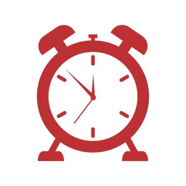 Saat simgesi, vektör illüstrasyonu