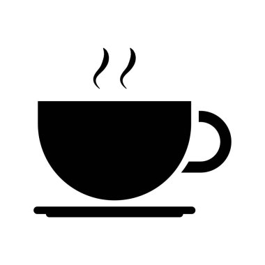 sıcak fincan simgesi, basit biçim