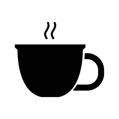 sıcak fincan simgesi, basit biçim