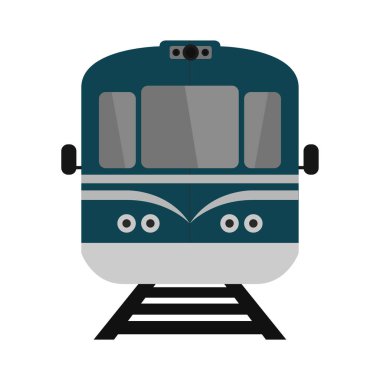 Tren tasarımı. Tren ikonu. vektör illüstrasyonu