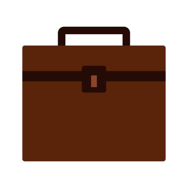 evrak çantası simgesi, vektör illüstrasyonu