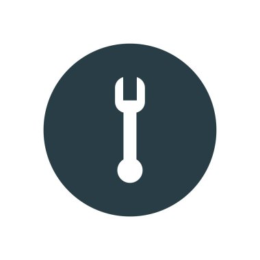 İngiliz anahtarı beyaz arkaplanda izole edildi