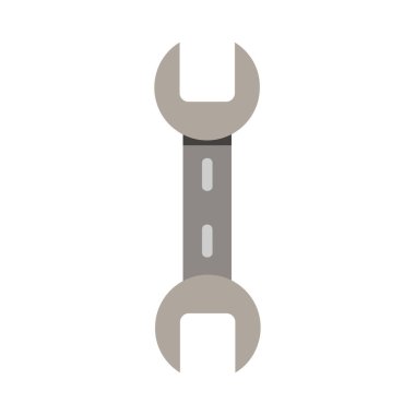 İngiliz anahtarı beyaz arkaplanda izole edildi