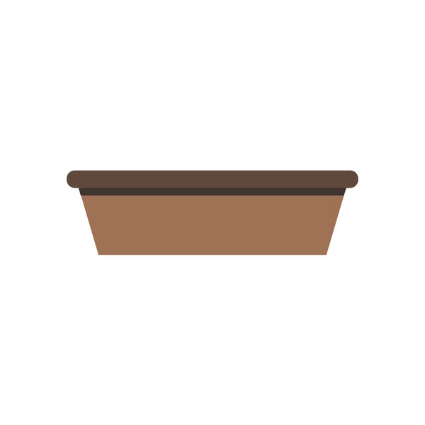 pot vector flat color icon